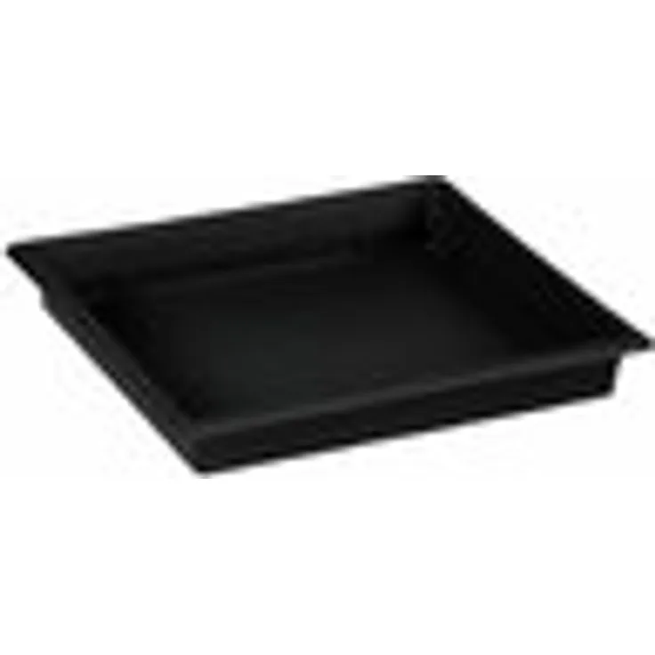 Emsa 505098 Untersetzer für Terra Grande Blumenkübel, 36 x 36 cm, Kunststoff, Anthrazit, Terra Grande