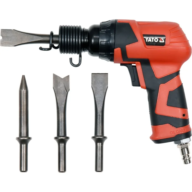 YATO Profi Druckluft Meisselhammer inkl. 4 Meissel  YT-09904