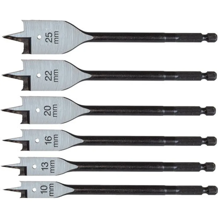 C.K T2942P Flachbohrersatz-6-teilig, mehrfarbig