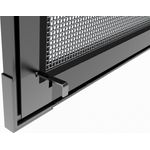 Rhino Insect Screen Insektenschutz Fenster Spannrahmen Fliegengitter für Fenster Fenstergitter Fliegenschutz, aus Aluminium, anthrazit, 100 x 120 cm, 03753