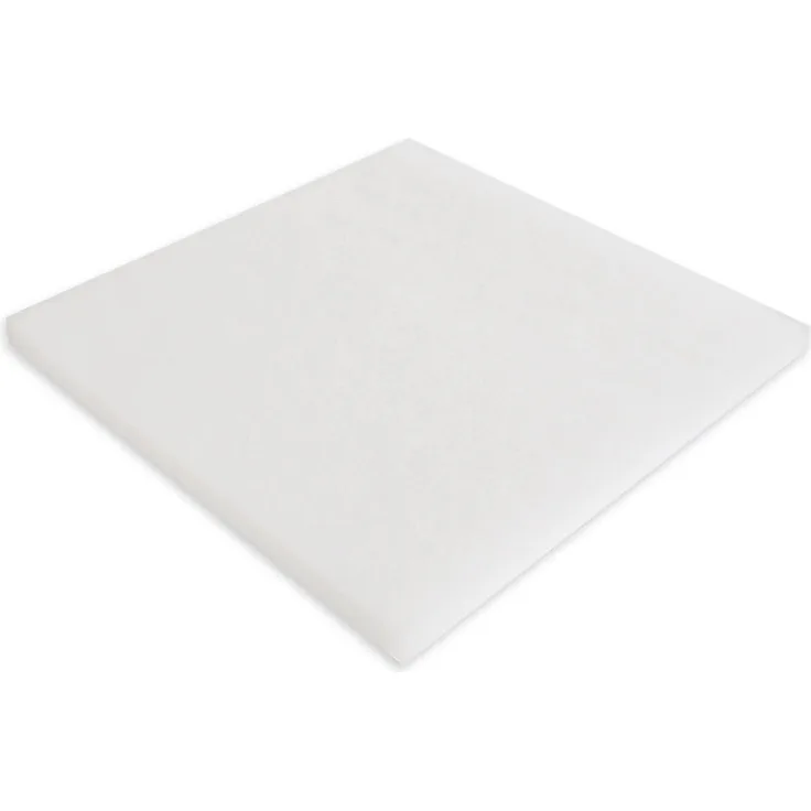 WilTec Filtervlies Synfil 300 100x100x2.5cm sehr fein weiß für Teichfilter oder Aquarienfilter Filtermedium