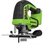Greenworks Akku-Stichsäge GD24JS Li-Ion 24 V 25,4 mm Klingenlänge, 3000 Stiche pro Minute