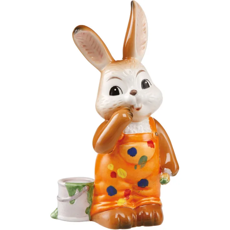 Goebel Dekofigur Meister Klecks, Hasenfigur, Hase, Ostern, Steingut, Bunt, 66844691