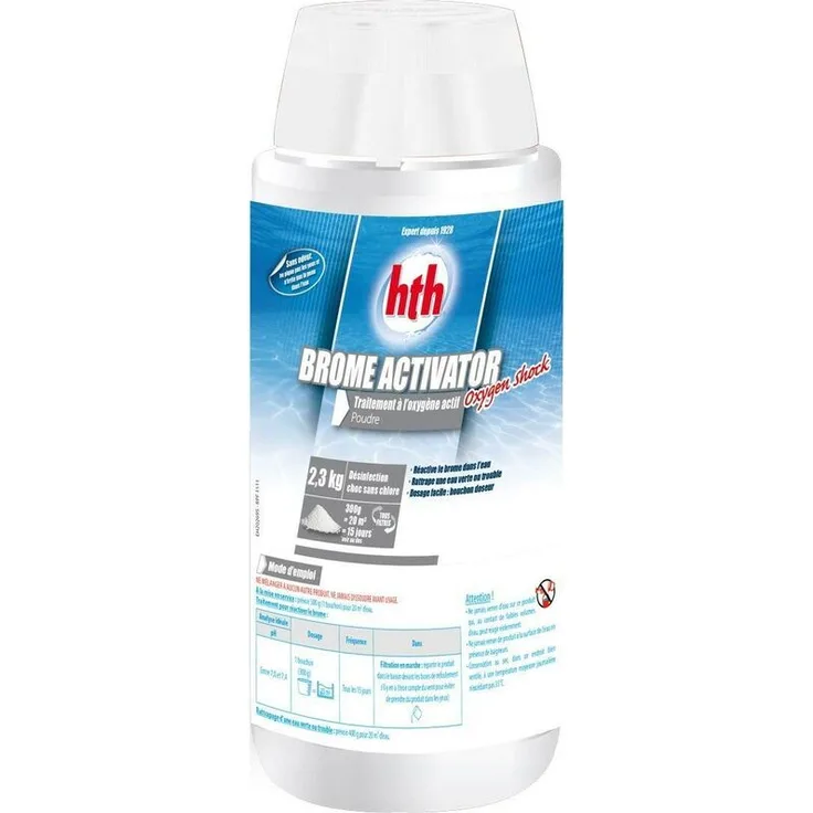 HTH Chlorfreie Schockbehandlung OXYGEN SHOCK Bromaktivator - 2,3 kg - HTH
