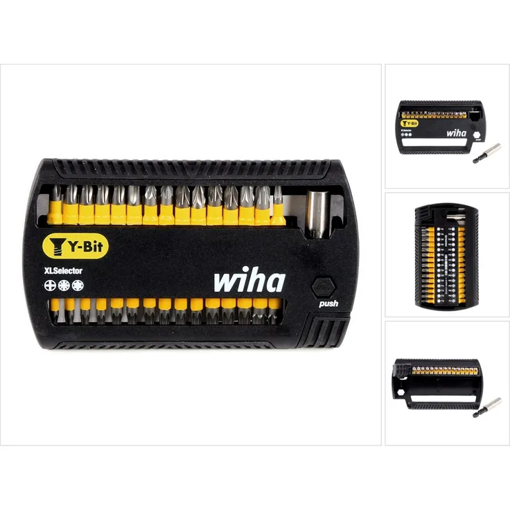 Wiha SB 7948Y-904 XLSelector ( 41832 ) Bit Set Y-Bit 25 mm Phillips, Pozidriv, TORX 31-tlg. 1/4