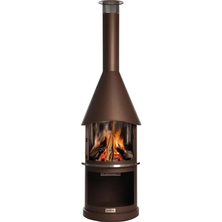 Buschbeck Holzkohlegrill Edelstahlkamin Sydney, 45 cm