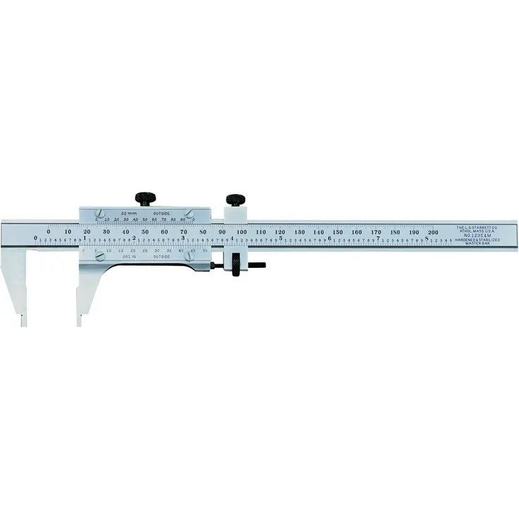 Starrett 123EM-6 Messschieber, Stahl, Feder, Backen, 0 15,2 cm Reichweite, -0 cm Genauigkeit, 0,000000000000000000000000000000000000000000000000000000