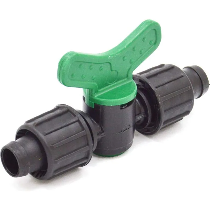 S&M 540776 Durchgangsschlüssel für Bewässerungsband, 16 mm, innen schwarz/blau