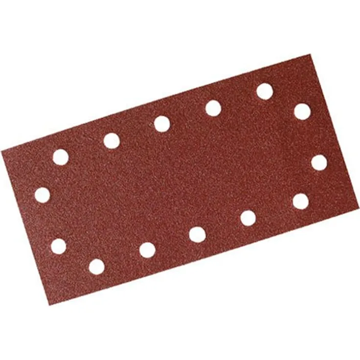 Silverline 595752 Klettschleifblätter, gelocht, 115 x 230 mm, 10er-Pckg. 240er-Körnung