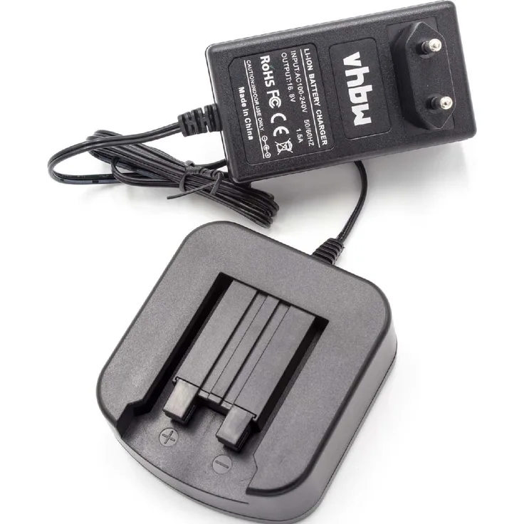 vhbw 220V Ladegerät Ladekabel für Werkzeug Festo / Festool C15, DRC15, DRC18, FLC Uni LED Cordless Flashlight, KAL SYSLITE LED Work Light, PDC15