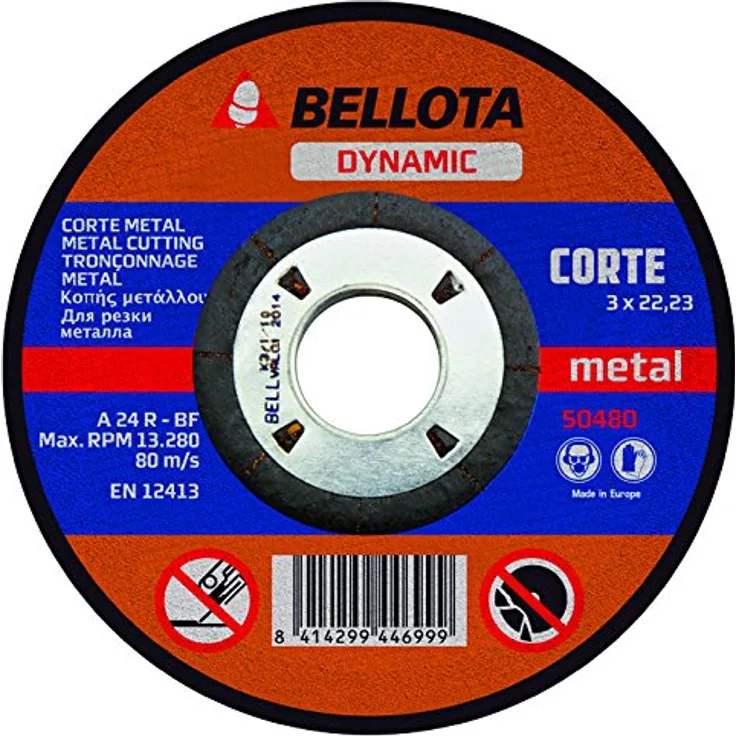 Bellota Dynamic Schleifscheibe, Metall, 115 mm