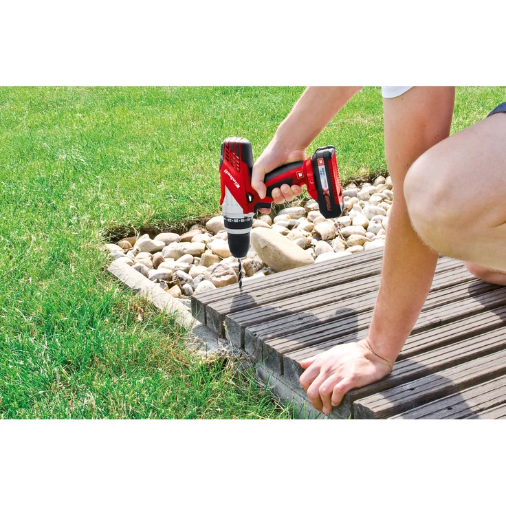 Einhell Akkuschrauber TE-CD 18 Li Set Power X-Change PXC (Li-Ion, 18 V, 2 Gang, 48 Nm, LED-Licht, Koffer, 1,5 Ah Akku und Ladegerät) – Bild 9