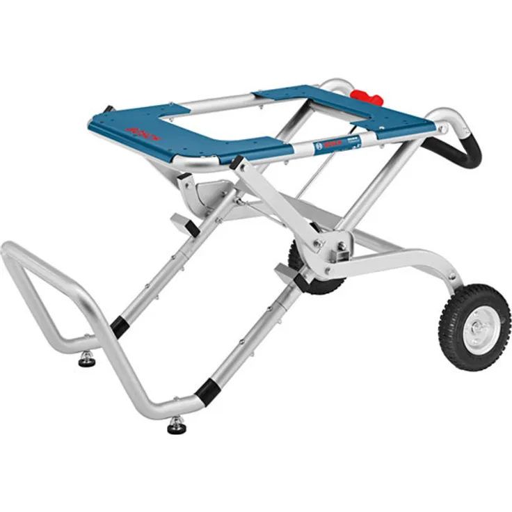 Bosch GTA 60 W Professional Transport- und Arbeitstisch mit praktischen Rädern, 29 kg schwer