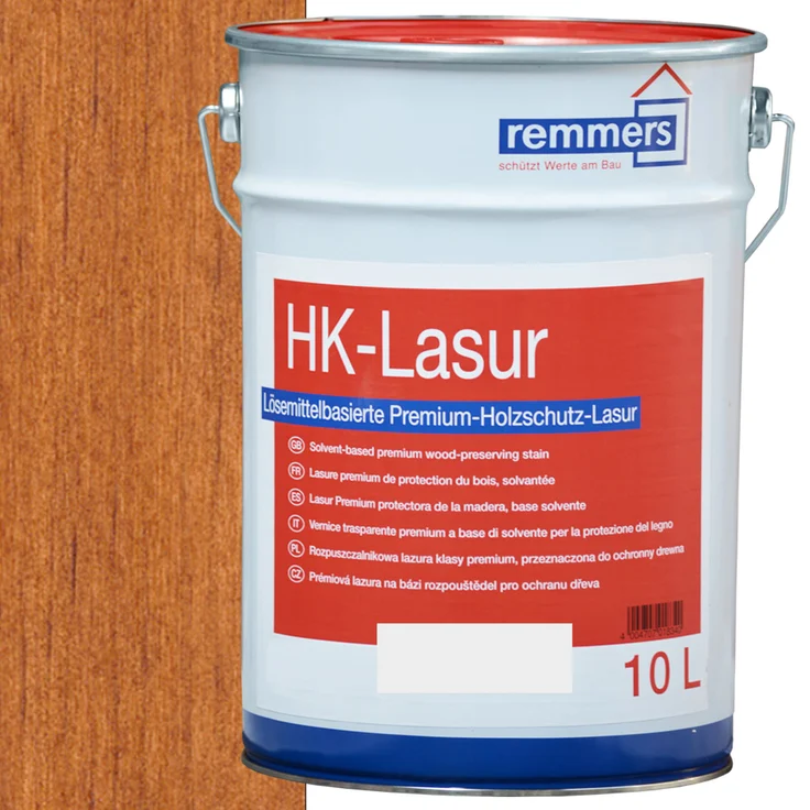 Remmers - Remmers HK-Lasur 10 L Eimer Teak - braun – Bild 1