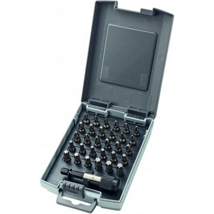 Hitachi – 752248 31 Bit-Set 3 x PH1 – 2-3, 3 x PZ1 – 2-3, 3 x T20 – 25 – 30 – 40 + Magnet Schnellwechselsystem