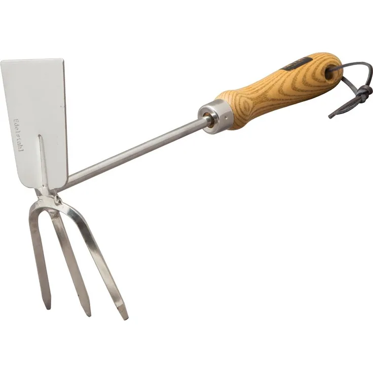 Siena Garden Doppelhäckchen ClassicLine, Edelstahl mit Holzgriff, 599446