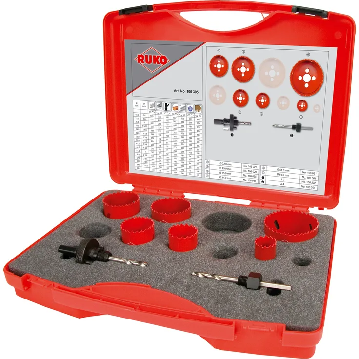 Desconocido ? Set HSS Säbelsägeblätter, EK1 HSS 8 Stück rote.