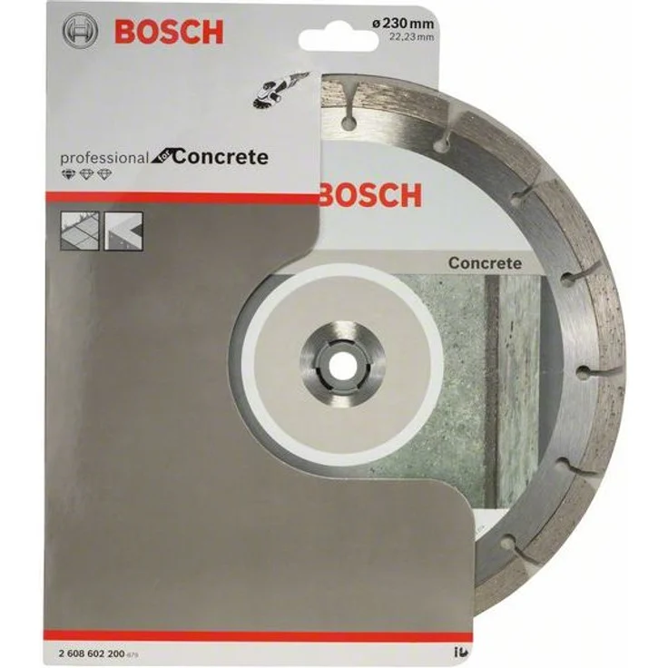 Bosch Professional Diamanttrennscheibe Standard für Concrete, 230 x 22,23 x 2,3 x 10 mm, 1-er Pack, 2608602200 – Bild 2