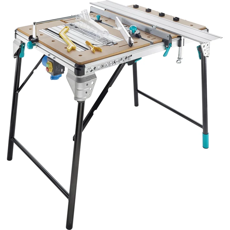 wolfcraft MASTER Cut 2500 Sägetisch und Arbeitsstation 6902000 inkl. Zubehör, Maschinentisch kompatibel mit Sägen und Fräsen, Ideal für Heim- und Handwerker – Bild 1