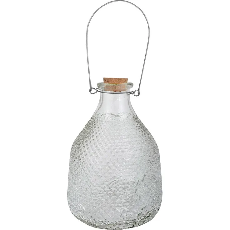 Wespenfalle Glas Groß zum Aufhängen Insektenfalle Garten Landhausstil 22cm