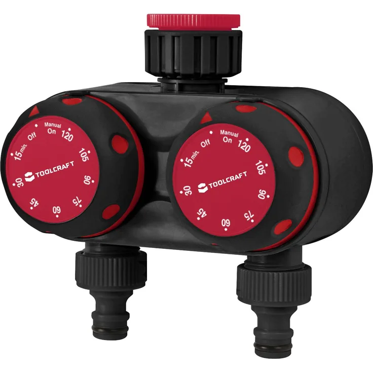 TOOLCRAFT 2302367 Bewässerungscomputer Bewässerungstimer DUO