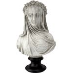 Design Toscano die verschleierte Jungfrau Büstenstatue, Maße: 22,8 cm x15,2 cm x35,5 cm