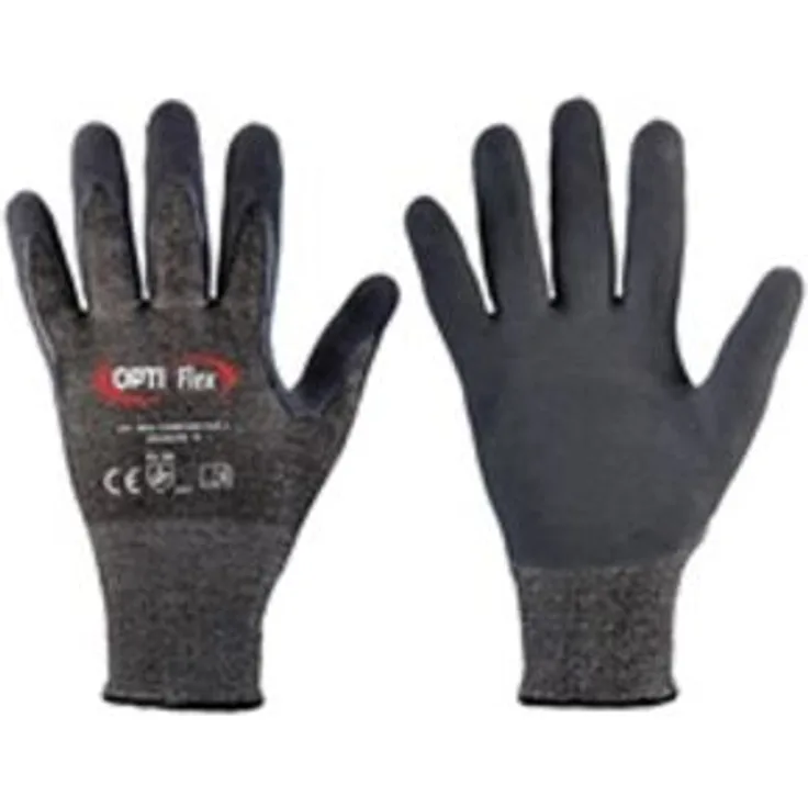 feldtmann Schnitthandschuh Comfort Cut 5 Gr.8 schwarz meliert/schwarz EN 388 Kat.II 12 PA