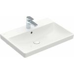 Villeroy & Boch Avento Waschtisch B:65xT:47cm 1 Hahnloch mit Überlauf weiß 41586501
