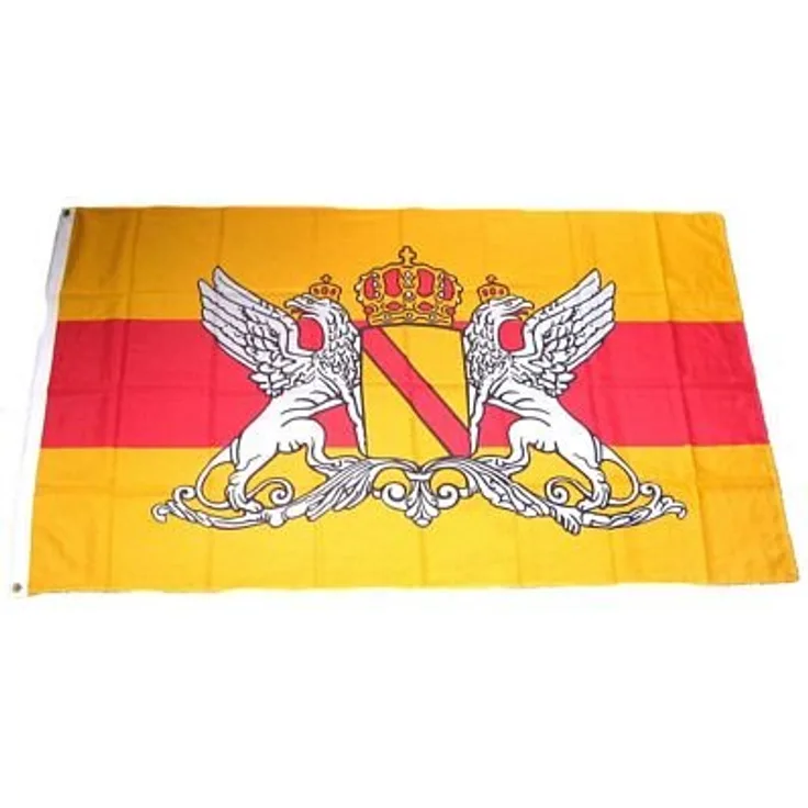 Flaggenking Großherzogtum Baden Neu - Flagge-Fahne - Wetterfest, mehrfarbig, 250 x 150 x 1 cm