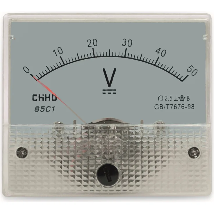 Einbau-Messinstrument, 0...50 V-