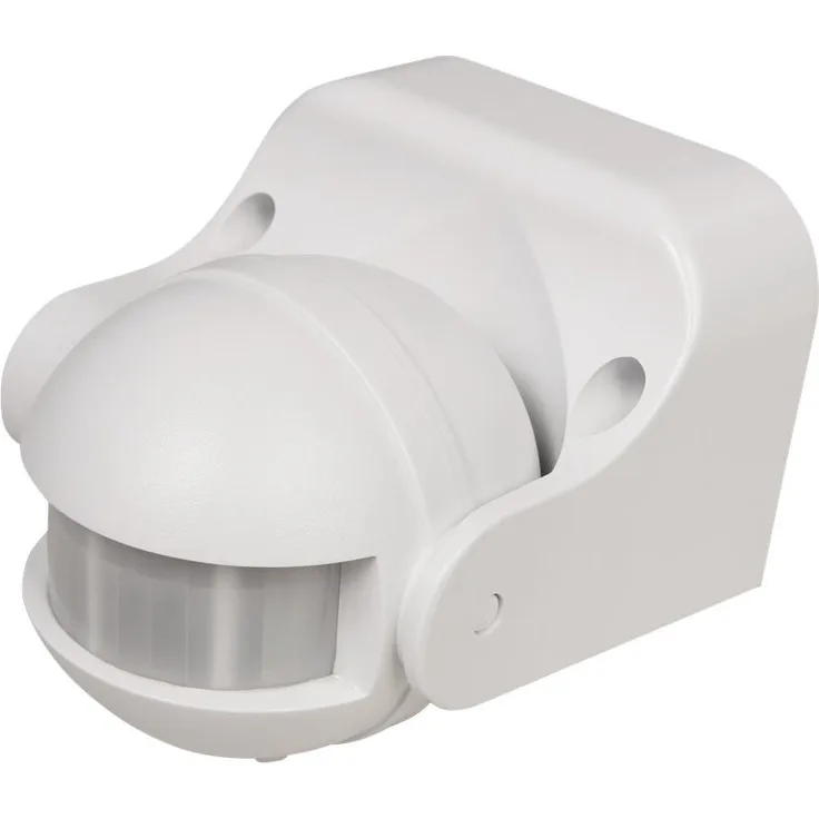 McShine - IR-Infrarot Bewegungsmelder für Innen und Außen | LX-119 | 180° Arbeitsfeld, 12m Reichweite, 1.200W, LED geeignet, Schutzklasse IP44