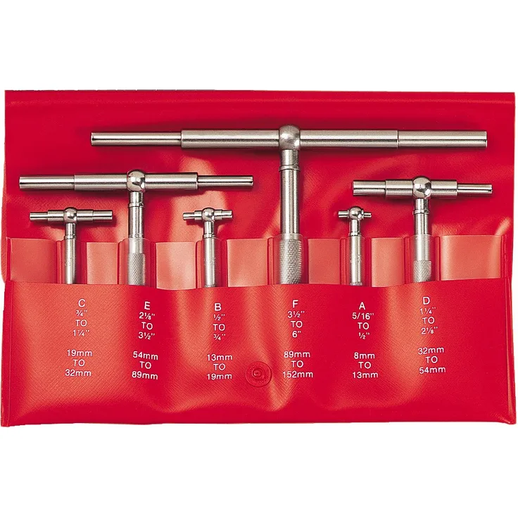 Starrett S579HZ Länge selbst Zentrierung Gauge Länge mit 2 Arme, 5-40,6 cm-15,2 cm Palette, 2 3-8 3 1-10,2 cm Griff Länge 6 Stück