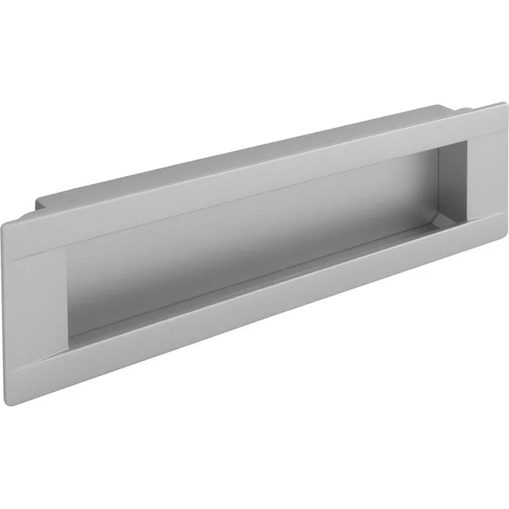 Muschelgriff Cian LA 160 mm, Breite 180 mm, ZN alufarbig