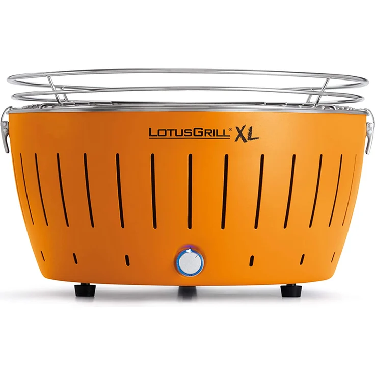 LotusGrill XL Holzkohlegrill Mandarinenorange G-OR-435P (40,5cm) mit USB Anschluss – Bild 1