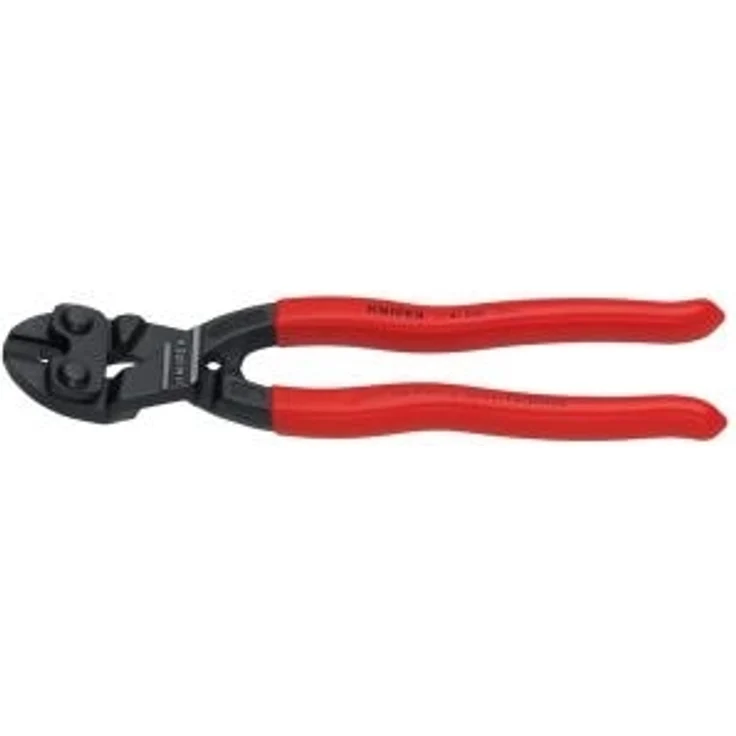 KNIPEX 71 41 200 CoBolt Kompakt-Bolzenschneider mit Kunststoff überzogen schwarz atramentiert 200 mm – Bild 1