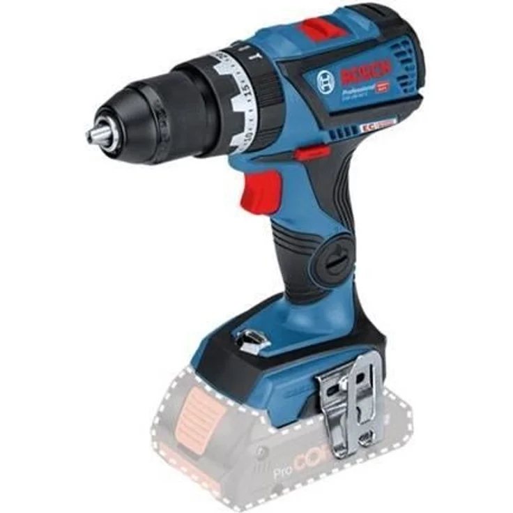 Bosch Professional 18V System Akku Schlagbohrschrauber GSB 18V-60 C (max. Drehmoment: 60 Nm,Bohr-Ø max.: Holz-Stahl-Mauerwerk 38-13-13 mm,Connect Ready, ohne Akkus und Ladegerät, im Karton) – Bild 1