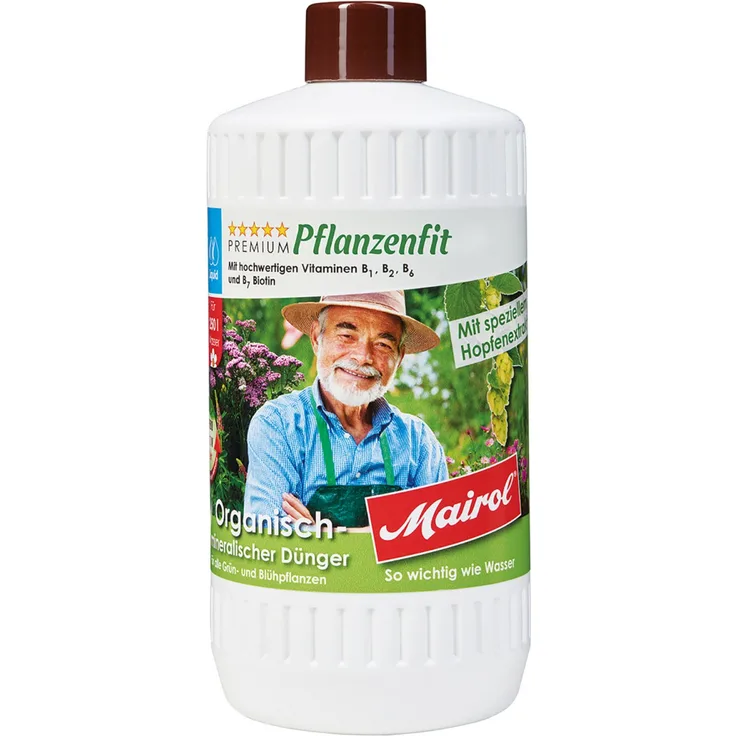 Mairol Premium Organisch-mineralischer Dünger Pflanzenfit Liquid 1.000 ml