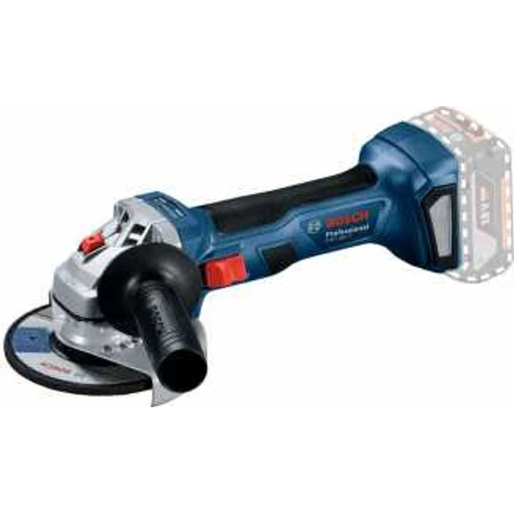 Bosch Professional 18V System Akku Winkelschleifer GWS 18V-7 115 mm Scheiben-Ã˜, inklusive Schutzhaube, Zusatzhandgriff, Aufnahmeflansch, Schnellspannmutter, ohne Akkus und Ladegerät, im Karton 115 mm Akku – Bild 1