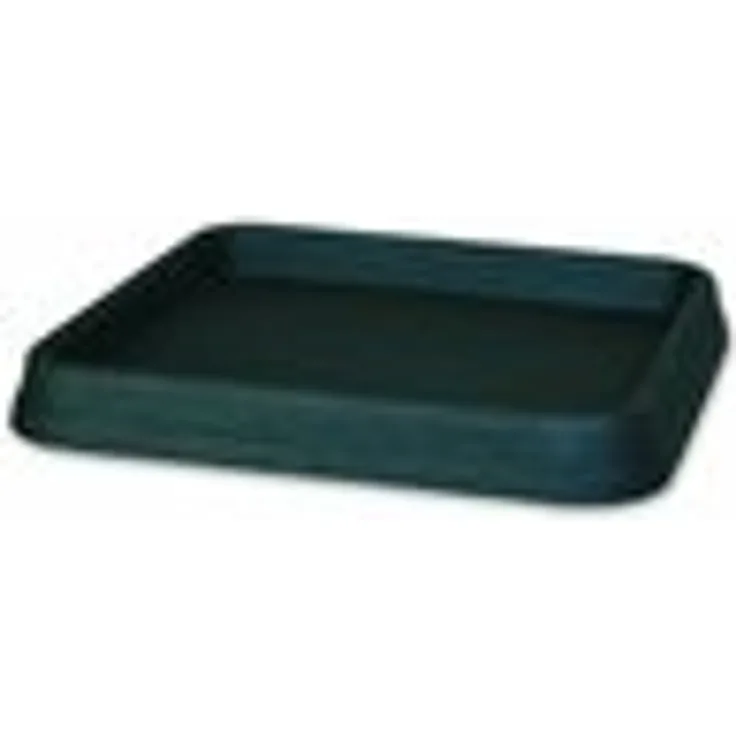 Floralo Untersetzer Roma frostsicher, quadratisch, schwarz / granit, 50 x 50 cm