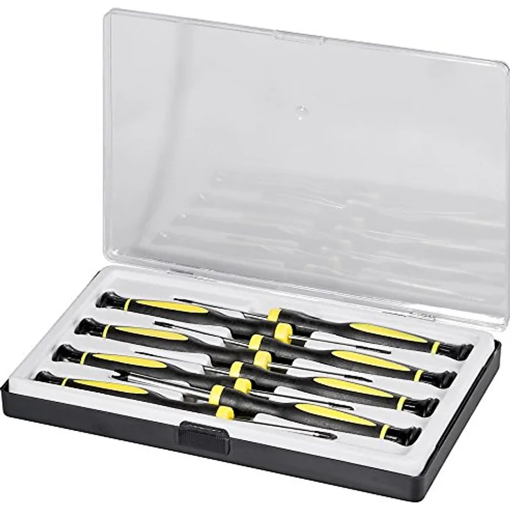 Tecline Handy-Werkzeugset, 8-teilig 8 Schraubendreher in Klarsichtbox (94916)