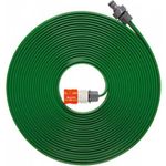 GARDENA Schlauch-Regner: Feiner Sprühregner für die Bewässerung länglicher, schmaler Zonen, Länge 15 m, anschlussfertig ausgestattet, grün, individuell verkürz- oder verlängerbar (1998-20) - Preisvergleich