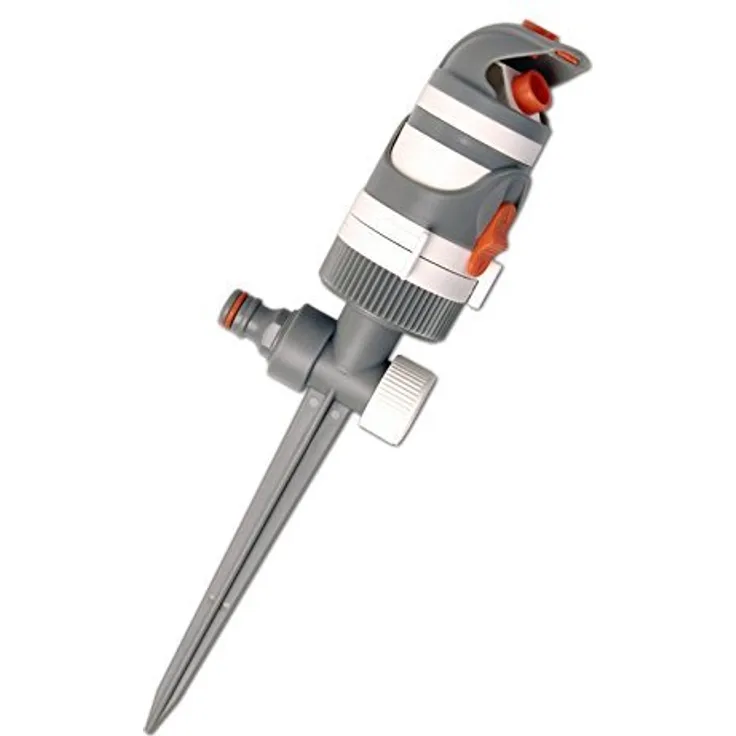 Bradas WL-Z02 White line 2 Funktionen Kreisregner bis 320 qm mit Erdspieß, Grau, 1555 cm