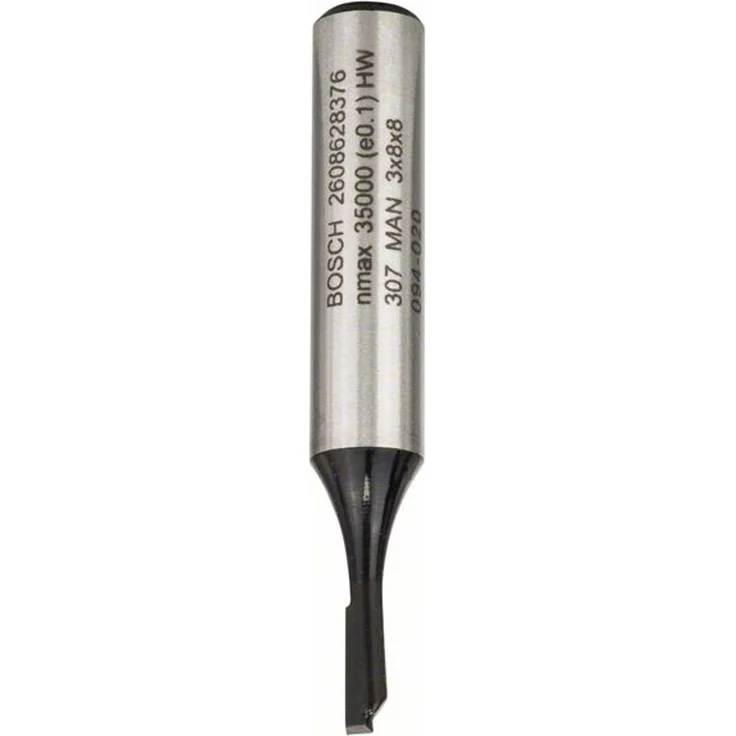 Bosch Professional Nutfräser Standard for Wood (für Holz, Ø 3 mm, Arbeitslänge 8 mm, Zubehör Handfräse) – Bild 4