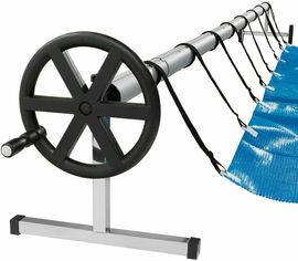 Pool Aufroller für Solarfolie - Abdeckplane Aufrollvorrichtung Poolabdeckung - Arebos