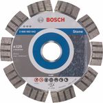 Bosch Professional Diamanttrennscheibe (für extrem hartes Gestein, Ø: 125 mm, Zubehör für Winkelschleifer)