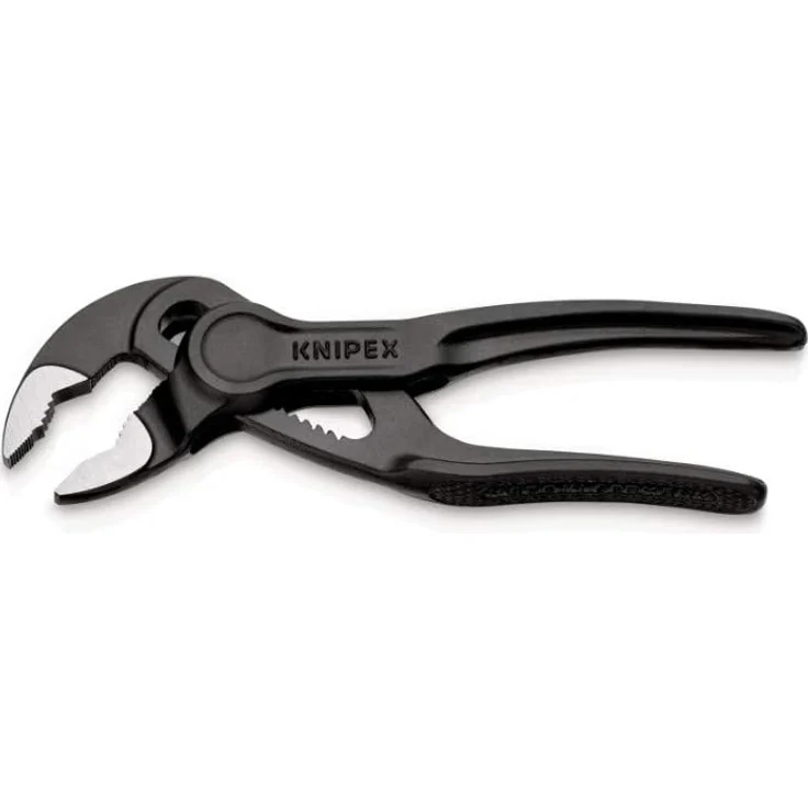 KNIPEX 87 00 100 Cobra XS Rohr- und Wasserpumpenzange aufgeprägte, raue Oberfläche grau atramentiert 100 mm – Bild 4