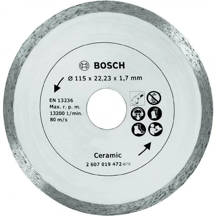 Bosch Diamanttrennscheibe für Fliesen (Ø 115 mm)