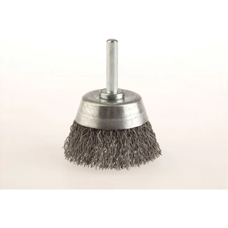 Lessmann 430132 Bürsten D.I.Y-Flächenbürsten mit 6 mm Schaft Drm 75 mm Stahldraht STA gew. 0,25 mm