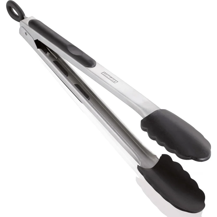 Leifheit Grillzange, Edelstahl, 31 cm, schwarz – Bild 1
