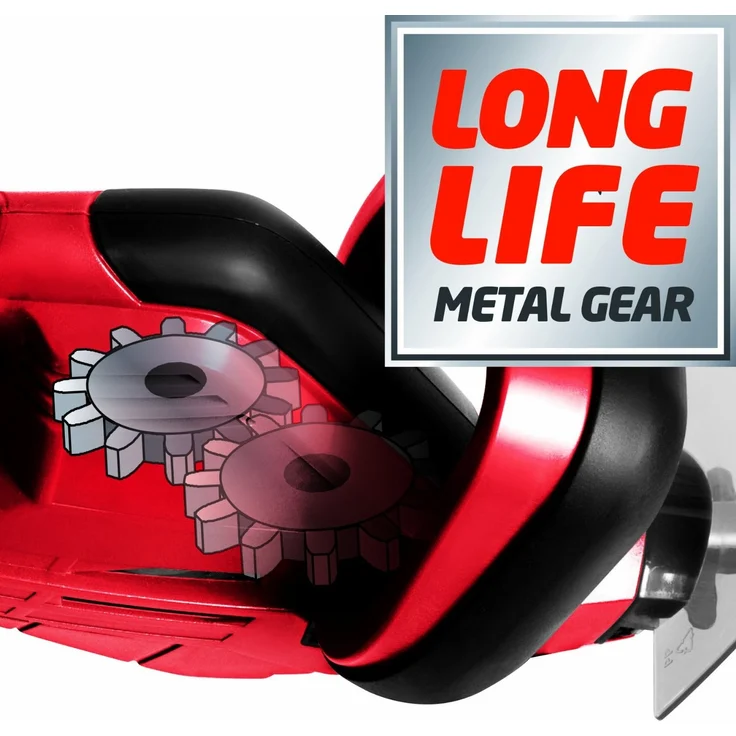 Einhell Akku-Heckenschere GE-CH 1846 Li-Solo Power X-Change (Li-Ion, 18 V, 46 cm Schnittlänge, 15 mm Zahnabstand, ergonomischer Griff, ohne Akku und Ladegerät) – Bild 3